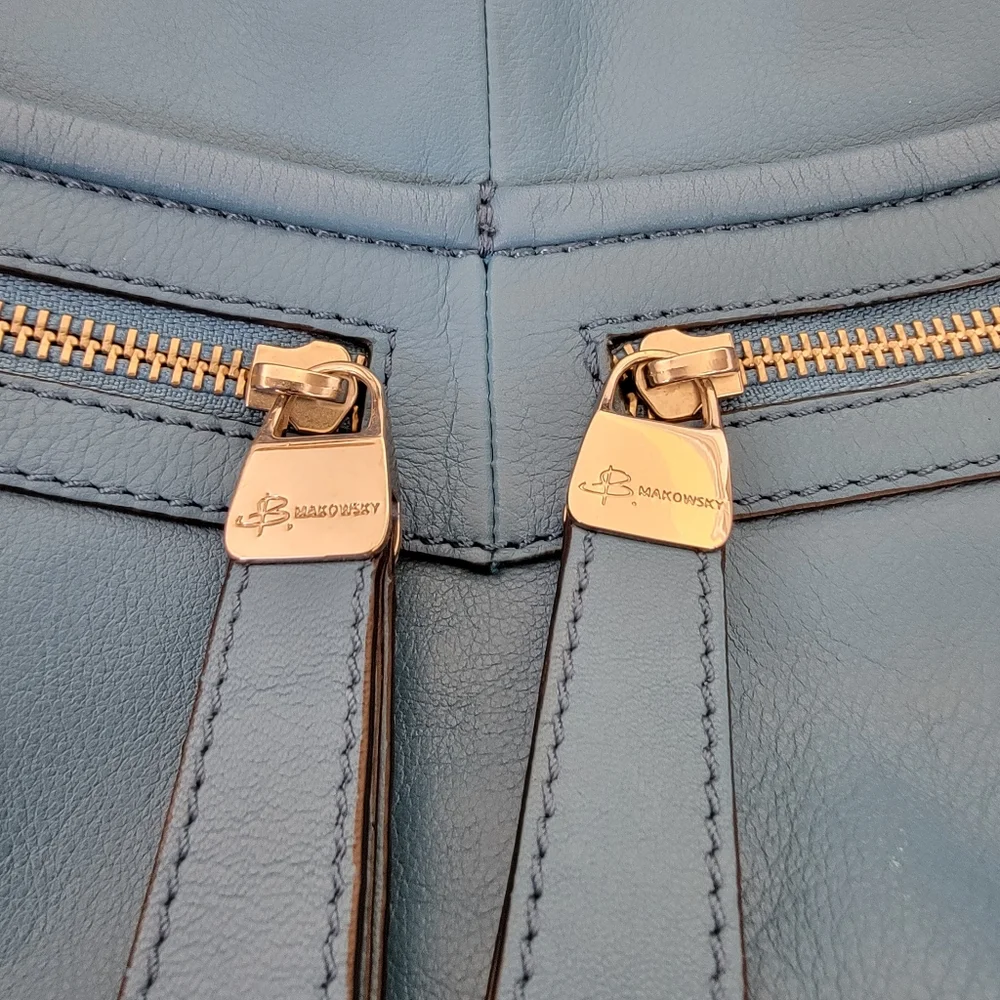 B. Makowsky leather bag - Picture 6 of 11